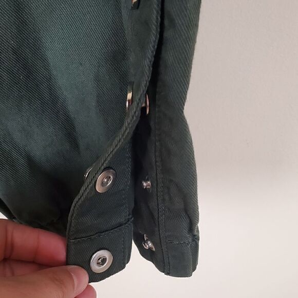 Veronica Beard Army Green High Rise Tedi Tapered Leg Pants Size 28/6 - Picture 8 of 14